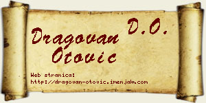 Dragovan Otović vizit kartica